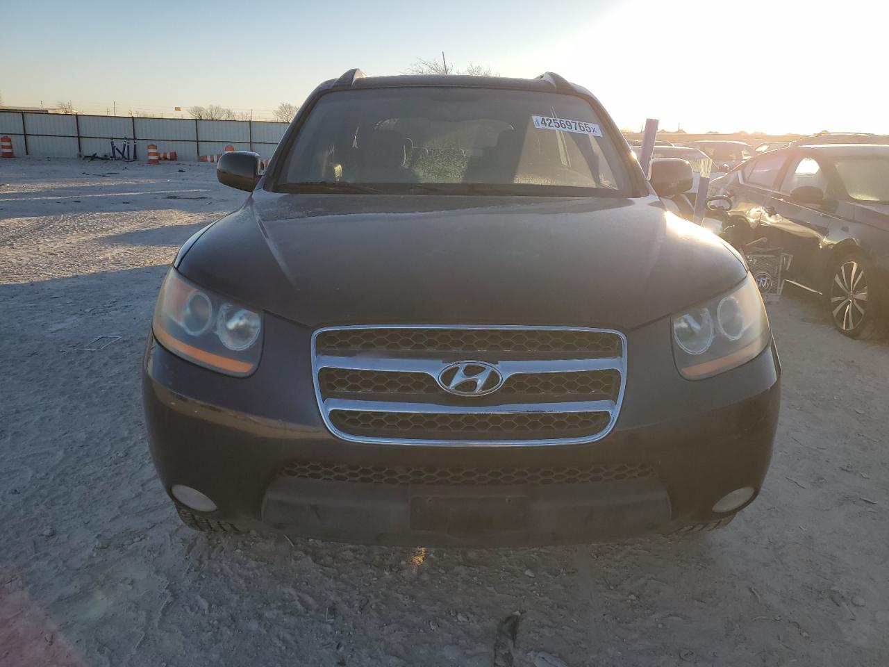 2008 HYUNDAI SANTA FE BLUE - Image 5