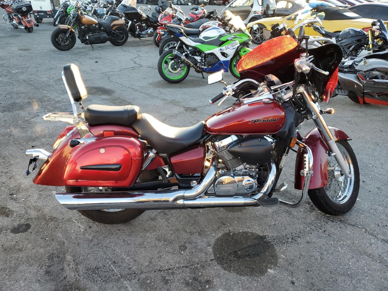 HONDA VT CYCLE RED