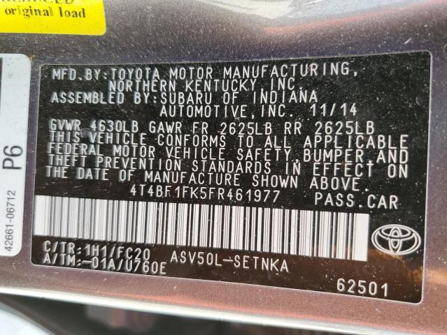 2015 Toyota CAMRY - Image 13