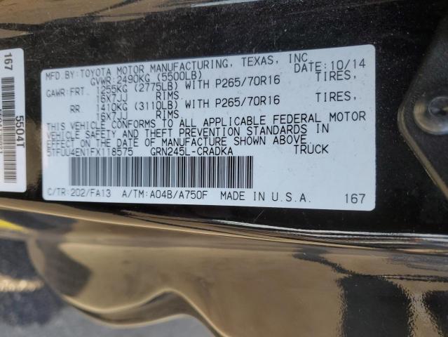 2015 Toyota TACOMA - Image 12