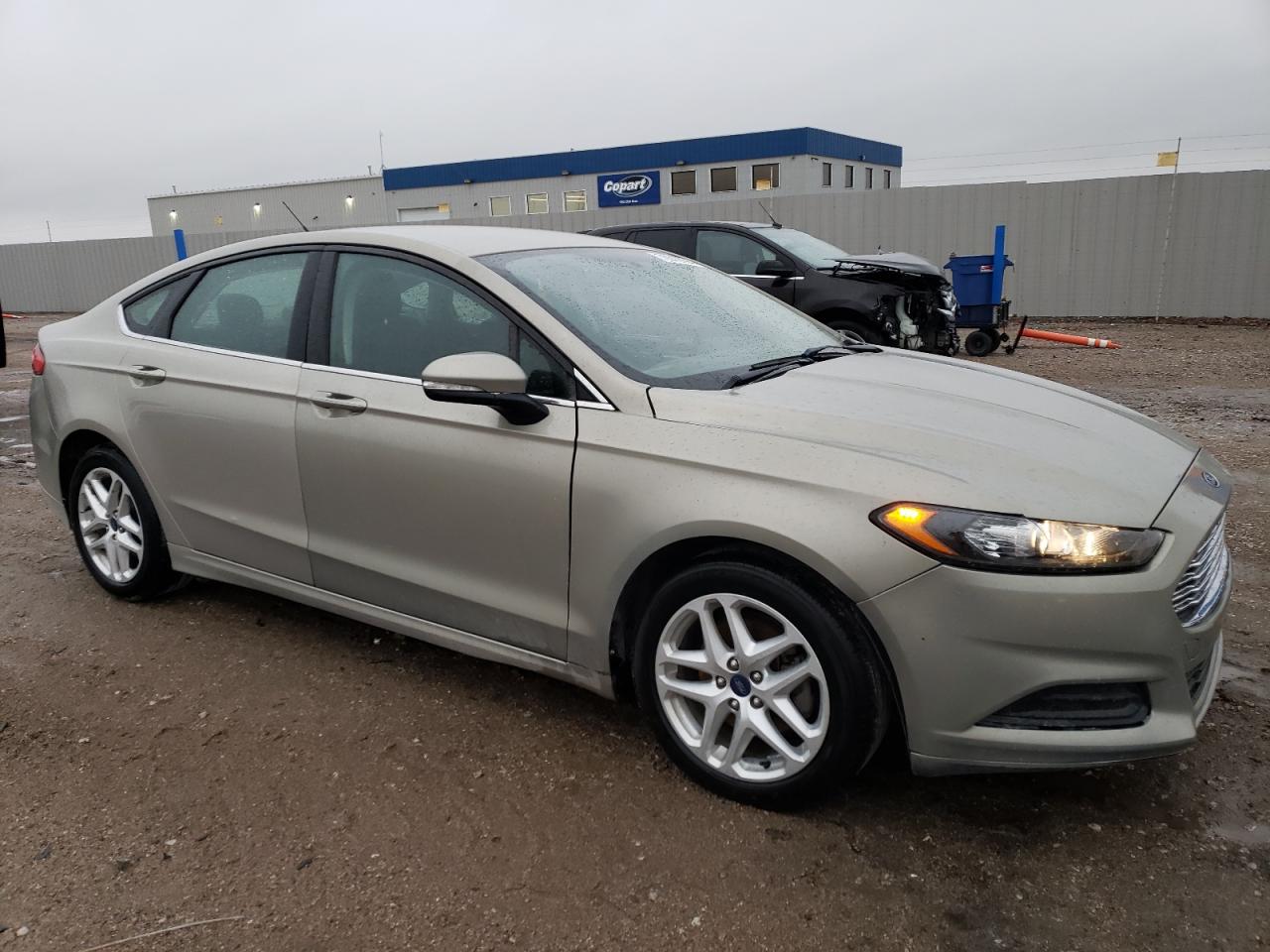 2015 FORD FUSION BEIGE - Image 4
