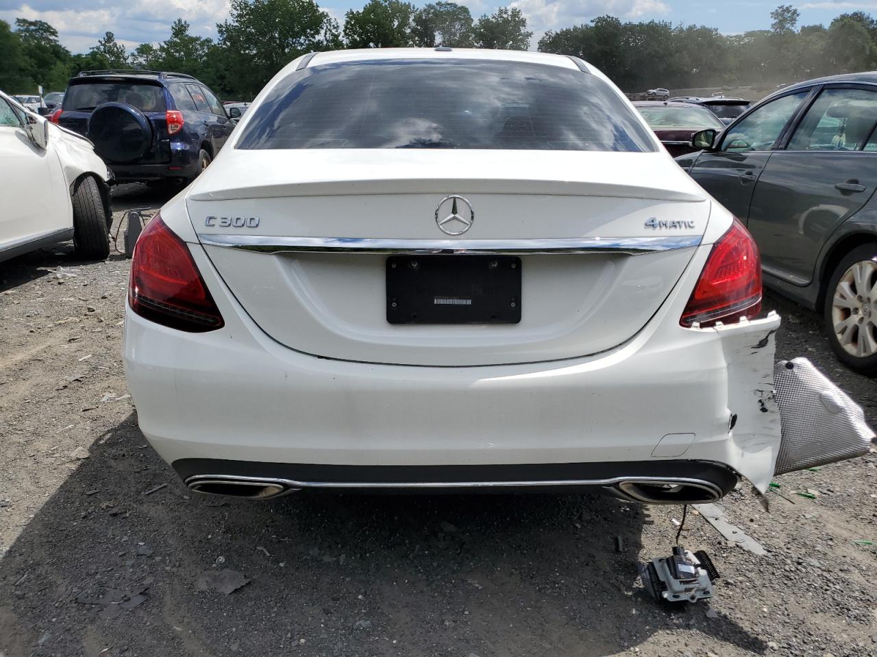 2019 MERCEDES-BENZ C-CLASS WHITE - Image 6
