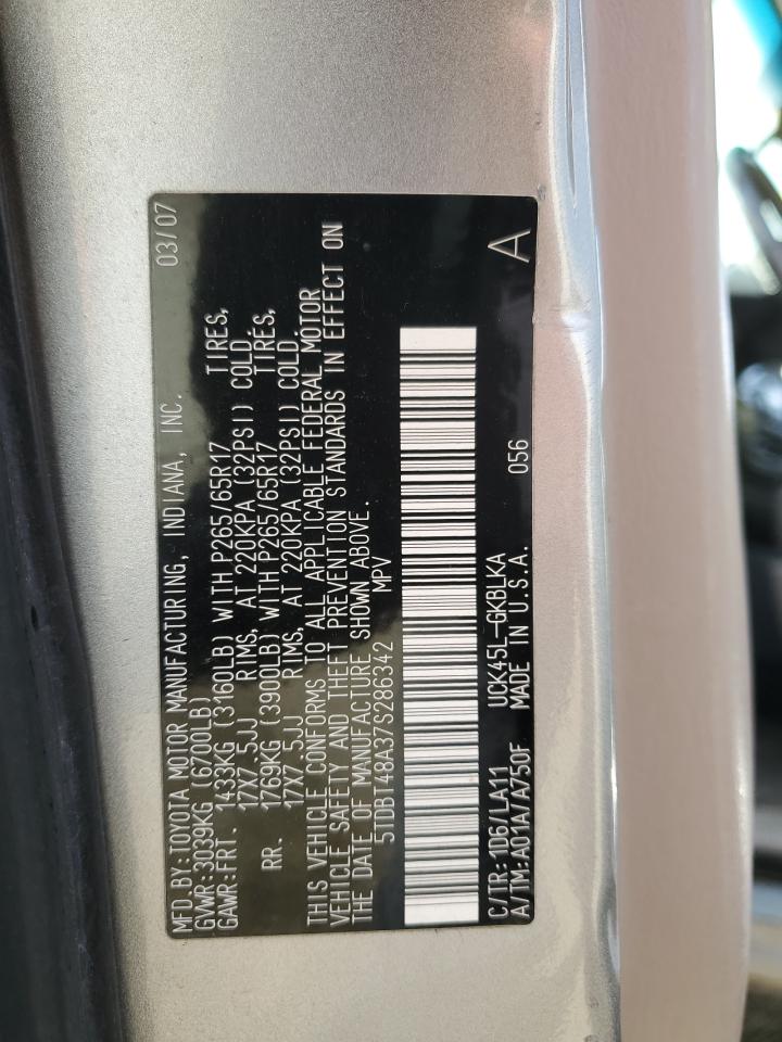 2007 TOYOTA SEQUOIA - Image 14