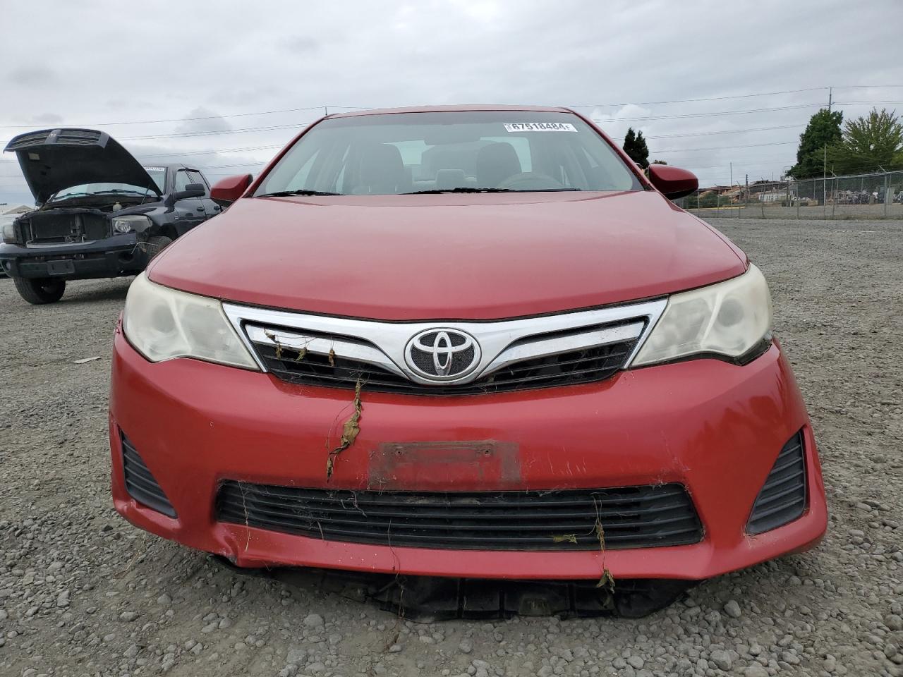 2012 TOYOTA CAMRY RED - Image 5