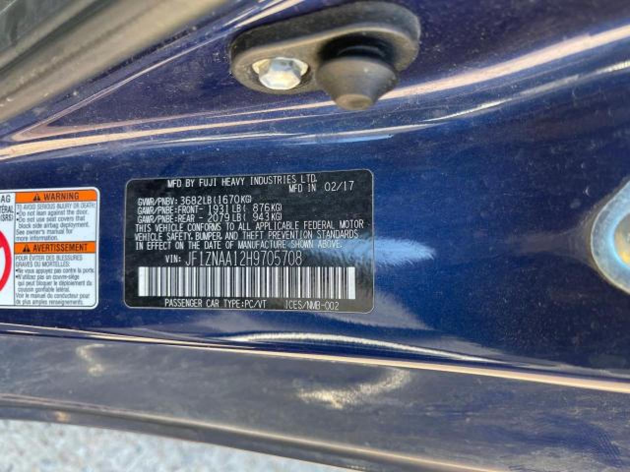 2017 TOYOTA 86 BLUE - Image 10