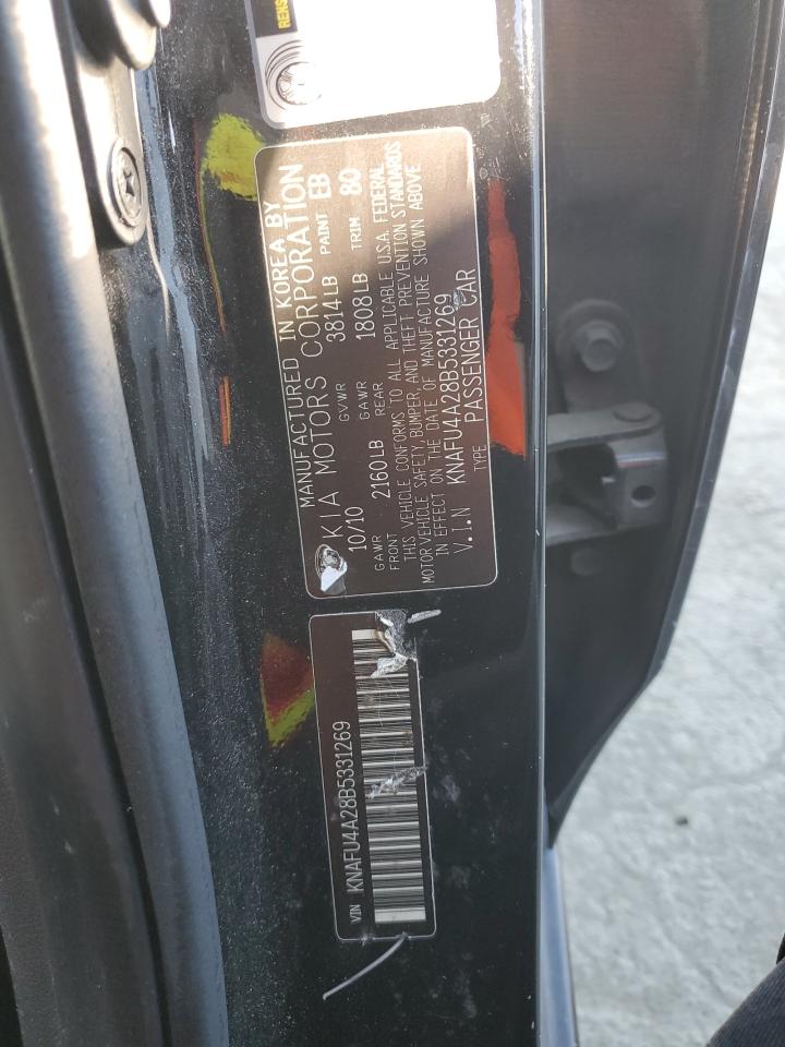 2011 KIA FORTE BLACK - Image 12