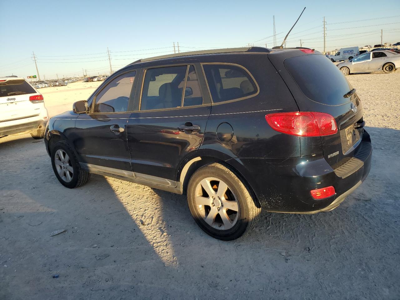 2008 HYUNDAI SANTA FE BLUE - Image 2