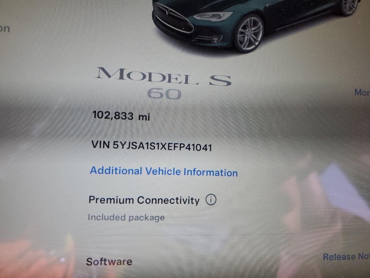 2014 TESLA MODEL S - Image 9