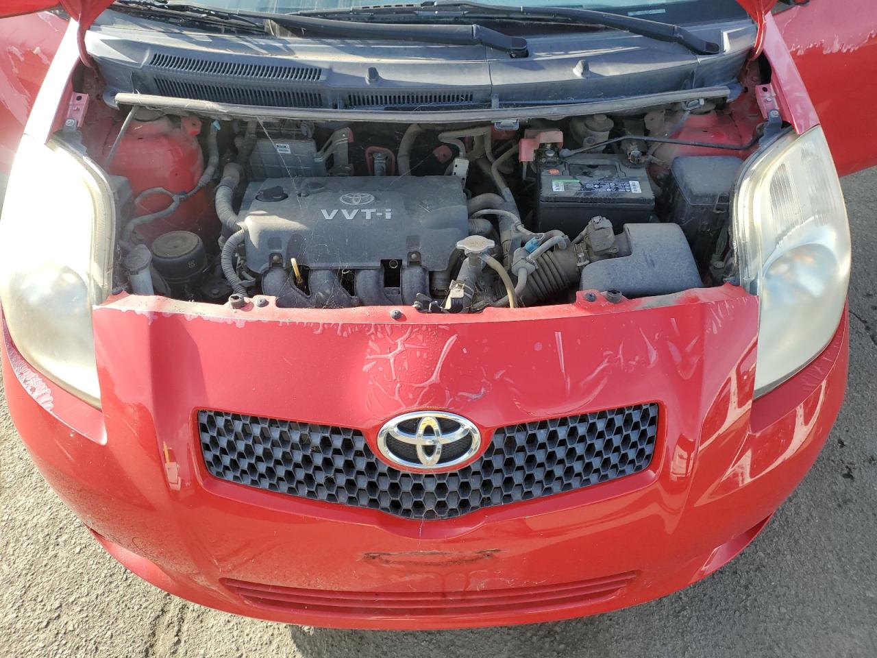 2007 TOYOTA YARIS RED - Image 11