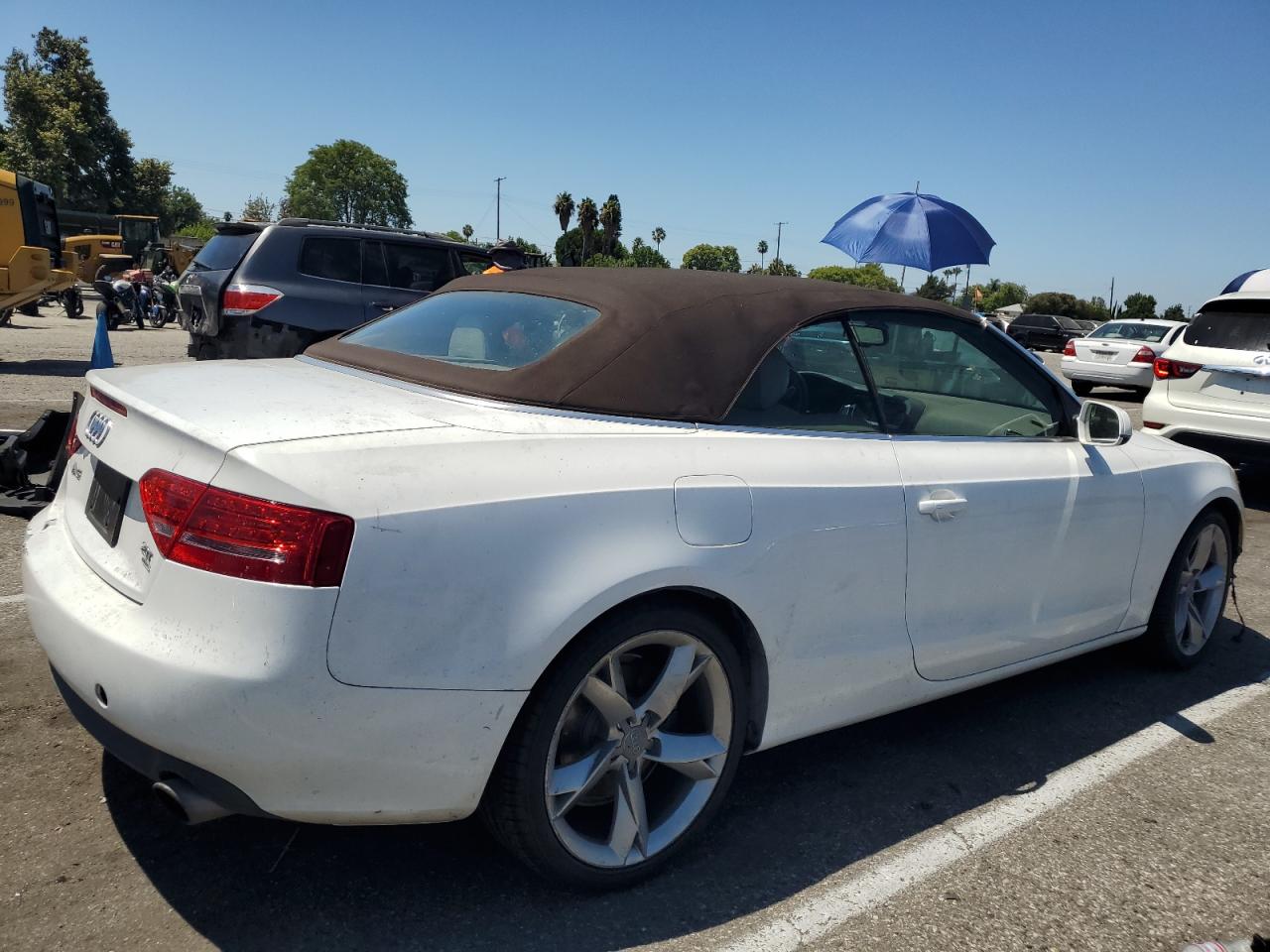 2012 AUDI A5 WHITE - Image 3