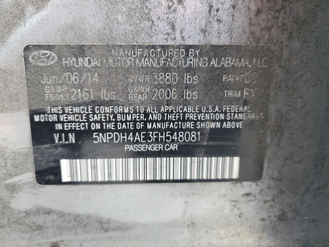 2015 Hyundai Elantra - Image 12