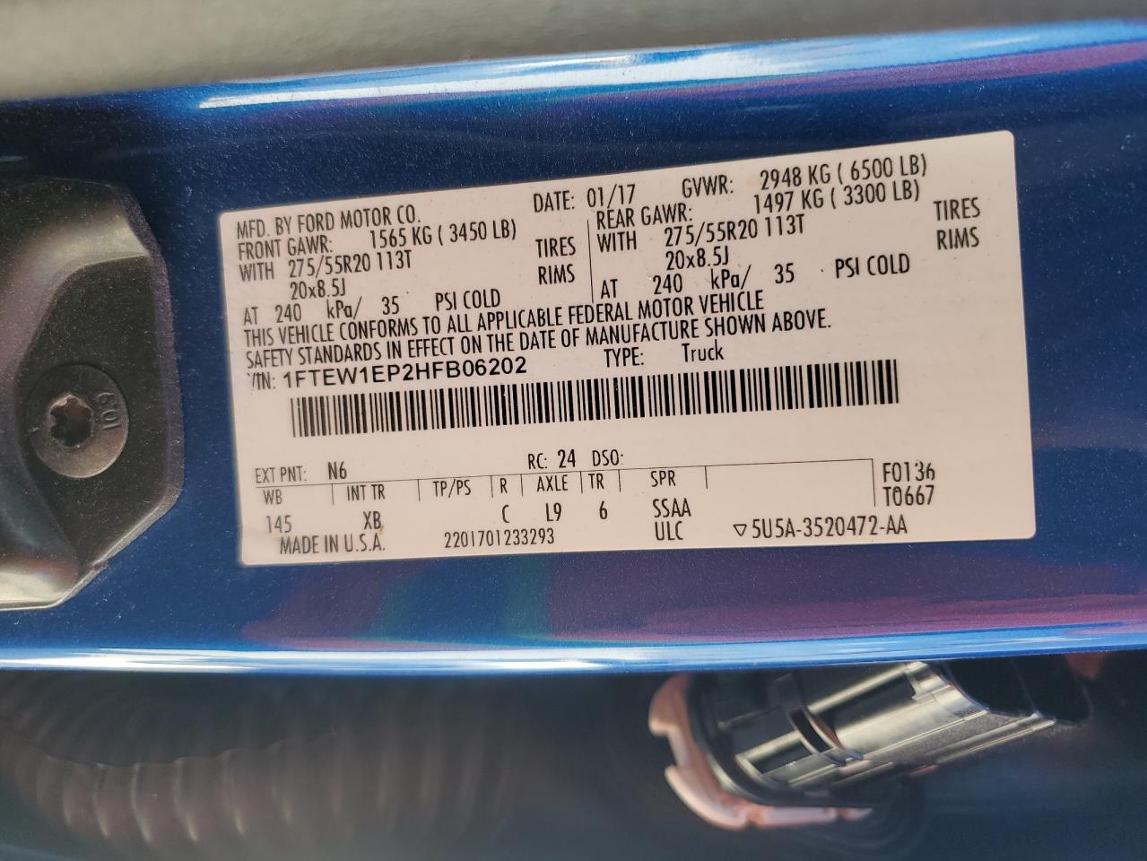 2017 FORD F-150 - Image 13