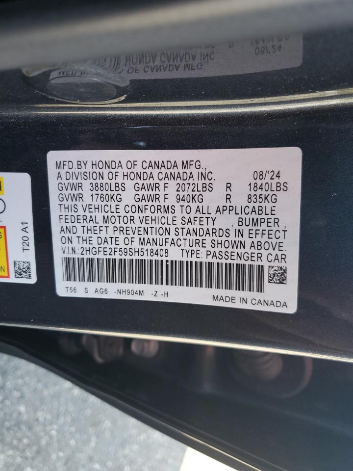 2025 HONDA CIVIC - Image 13