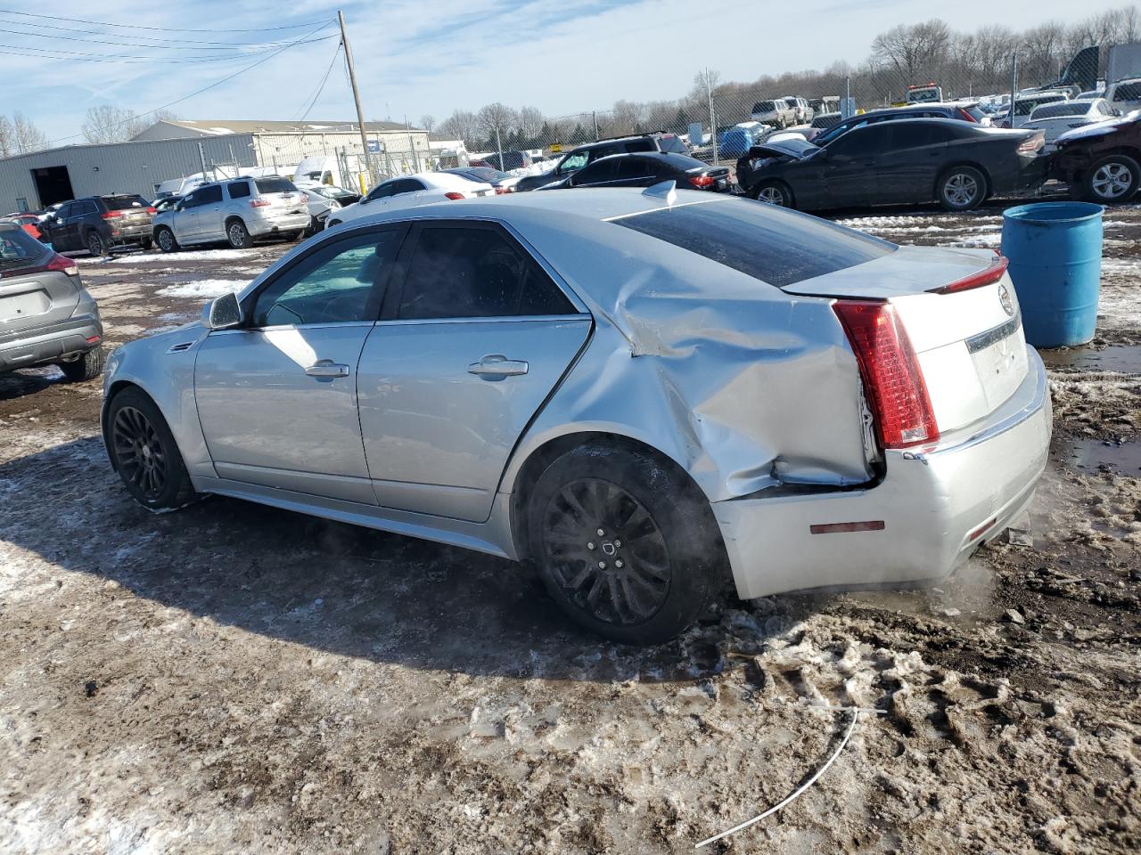 2010 CADILLAC CTS SILVER - Image 2