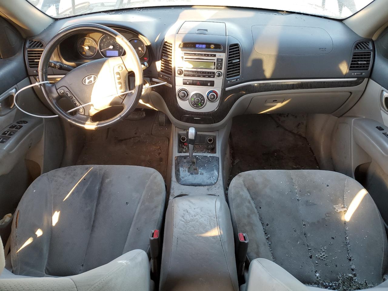 2008 HYUNDAI SANTA FE BLUE - Image 8