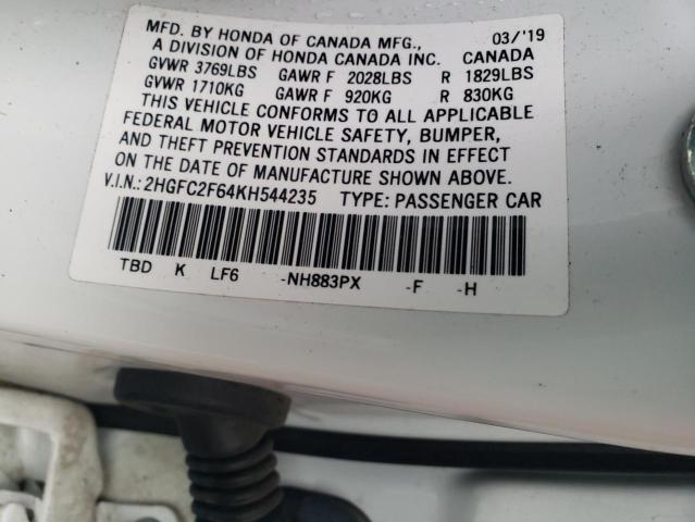 2019 Honda Civic - Image 12