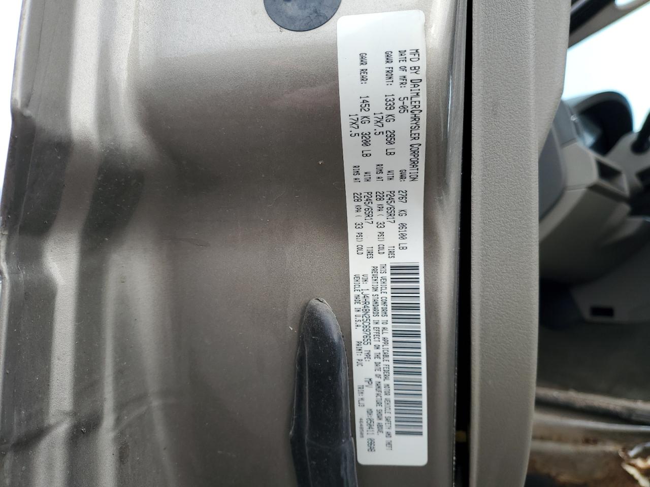 2005 JEEP GRAND CHER - Image 13