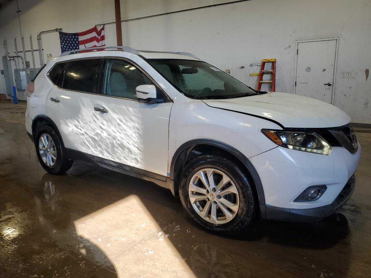 2015 NISSAN ROGUE WHITE - Image 4