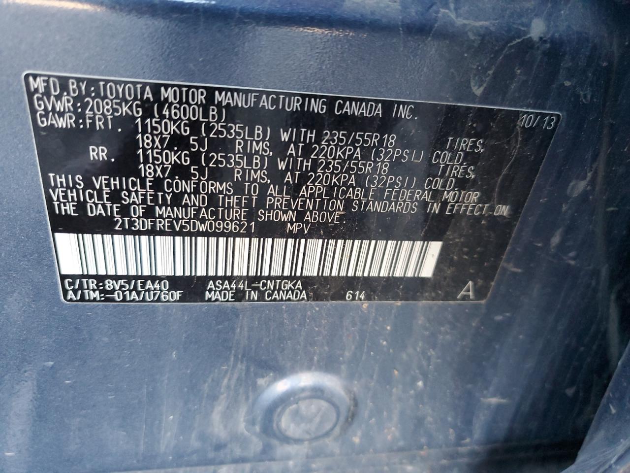 2013 TOYOTA RAV4 - Image 12
