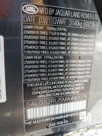 2021 Land rover RANGE ROVER 2021 - Image 13