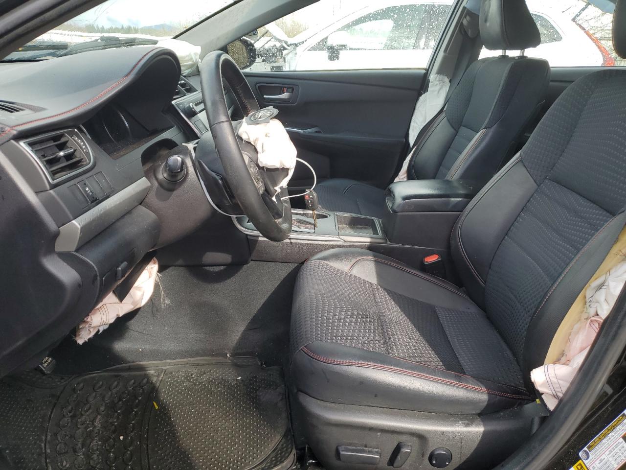 2015 TOYOTA CAMRY BLACK - Image 7