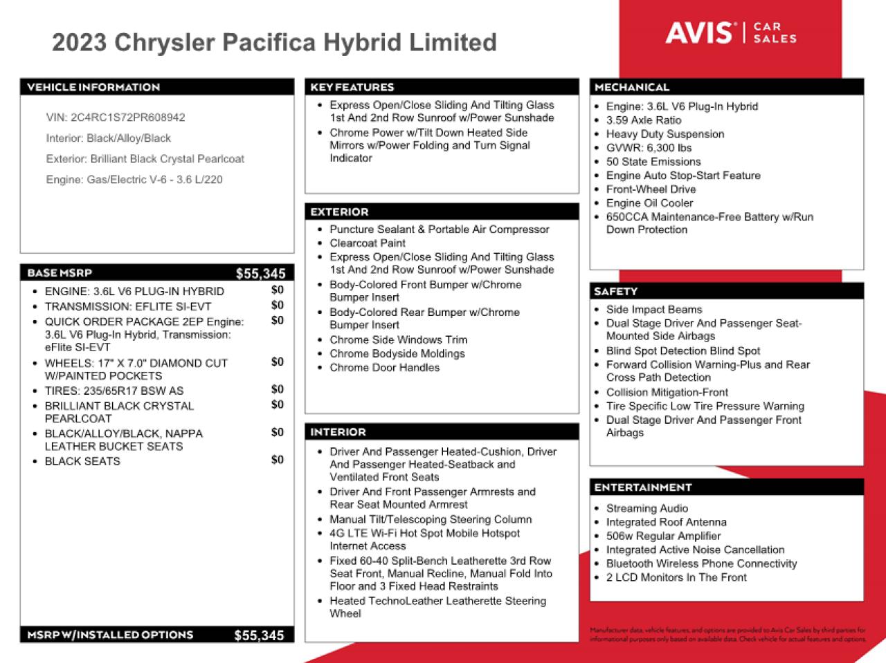 2023 CHRYSLER PACIFICA - Image 13