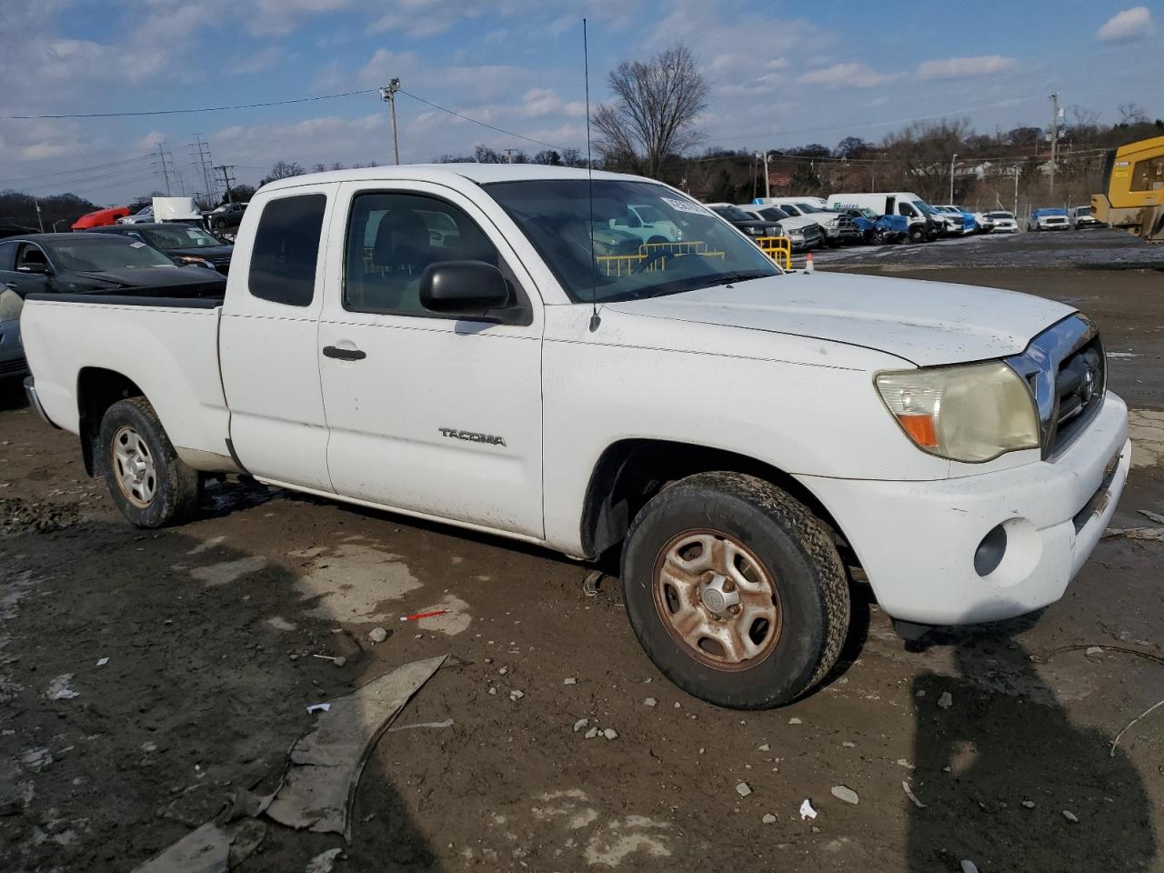 2009 TOYOTA TACOMA WHITE - Image 4