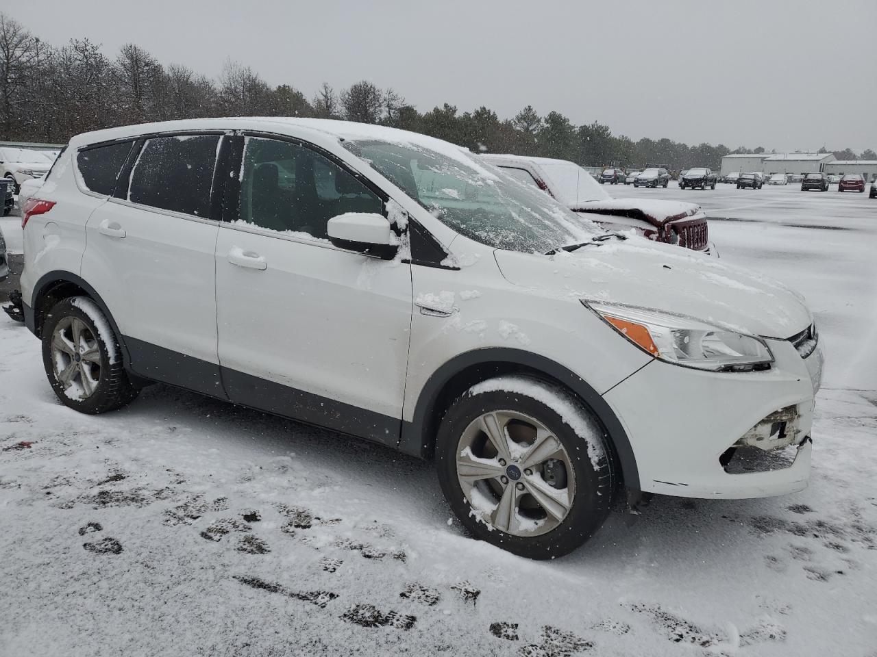 2014 FORD ESCAPE WHITE - Image 4