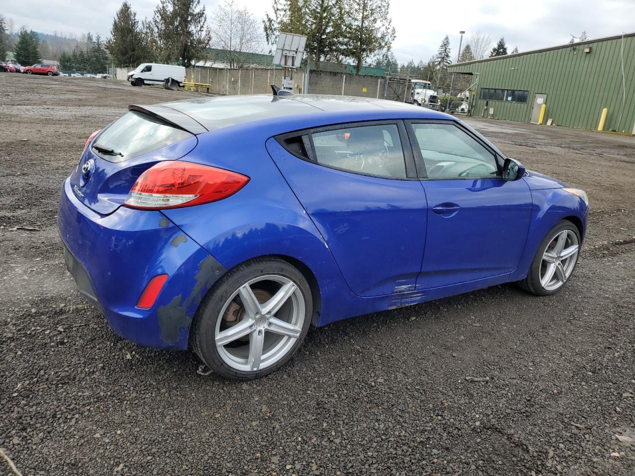 2012 HYUNDAI VELOSTER BLUE - Image 3