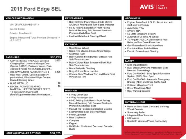2019 Ford EDGE - Image 13