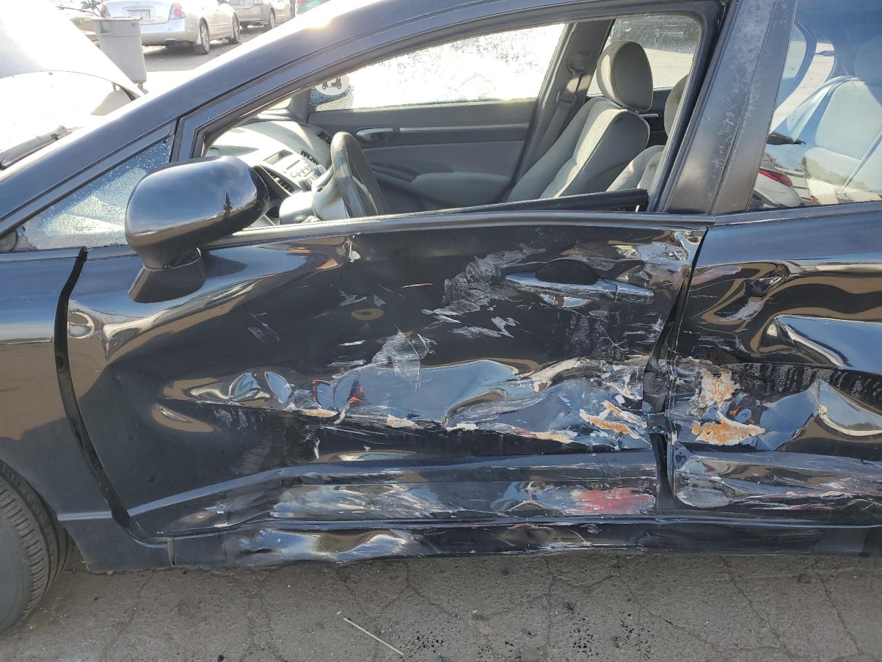 2007 HONDA CIVIC BLACK - Image 7