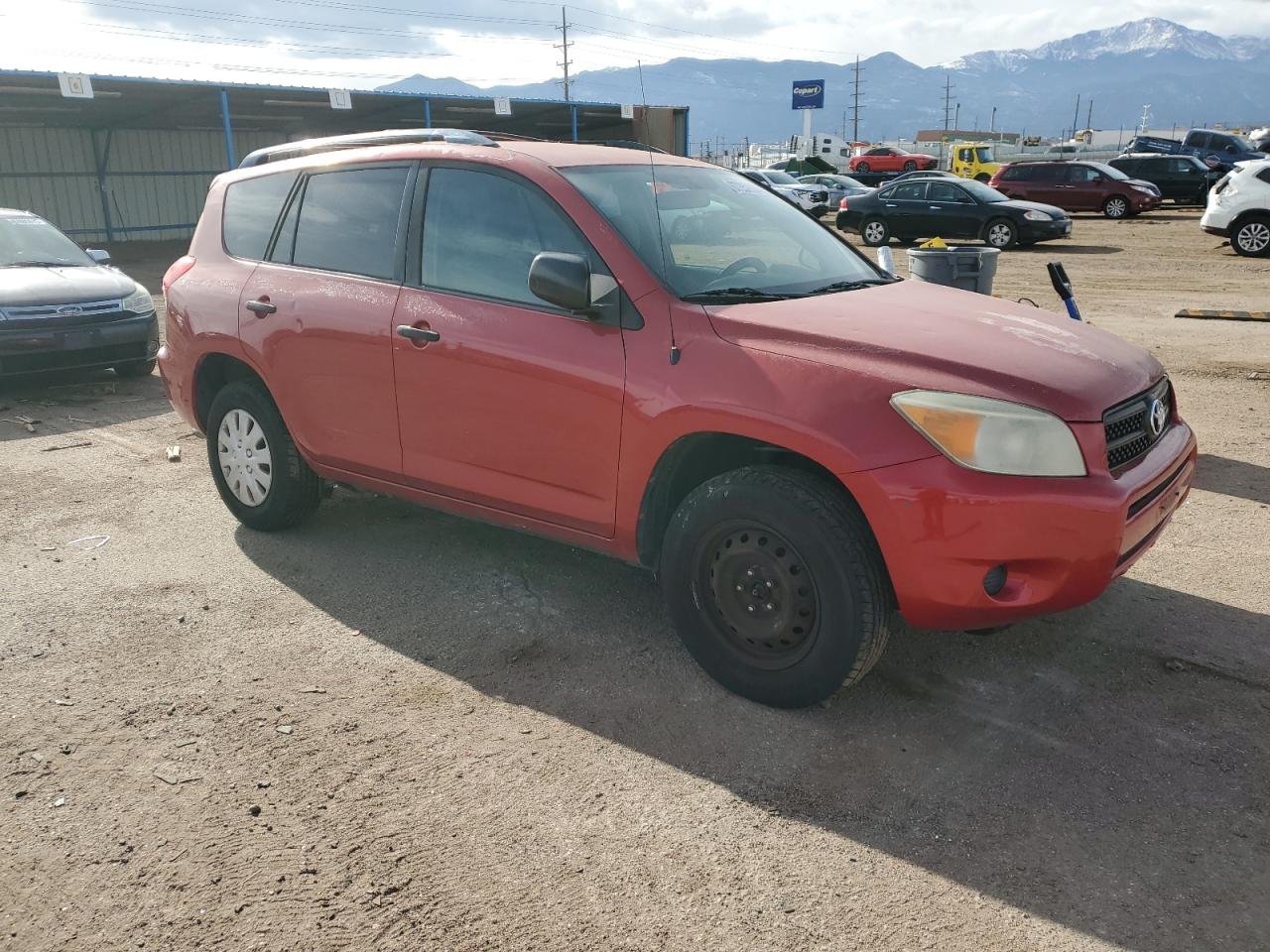 2008 TOYOTA RAV4 RED - Image 4