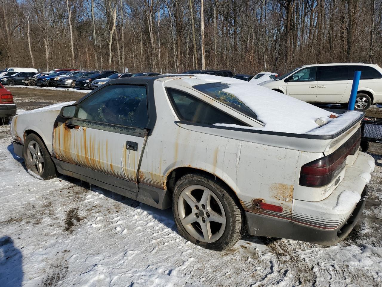 1989 DODGE DAYTONA WHITE - Image 2