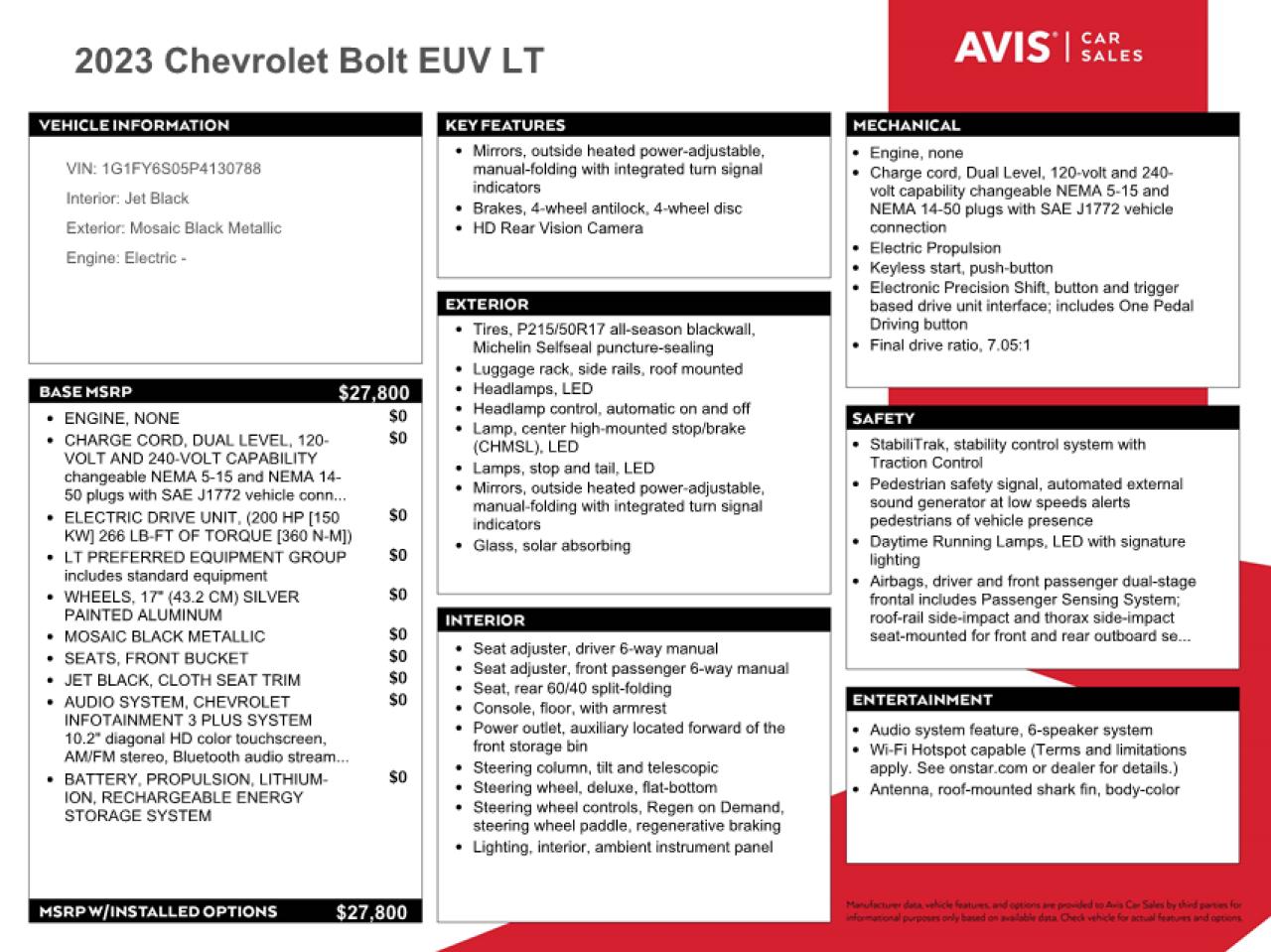 2023 CHEVROLET BOLT BLACK - Image 13