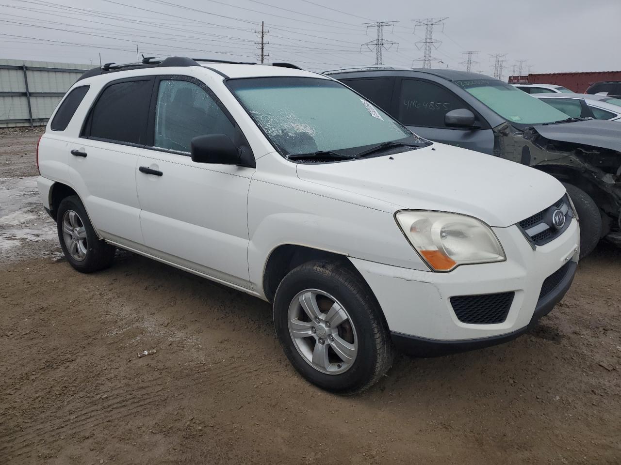 2009 KIA SPORTAGE WHITE - Image 4