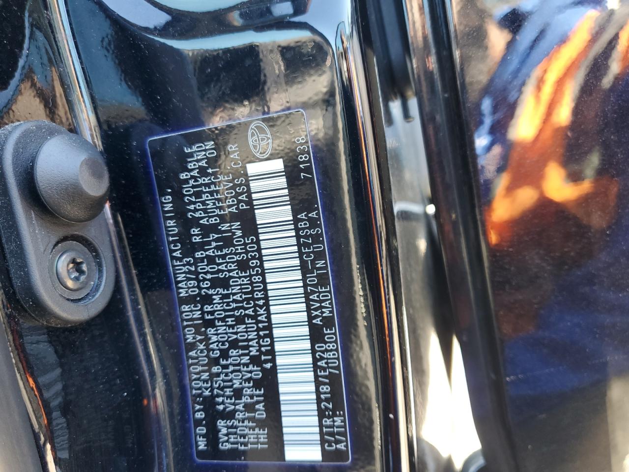 2024 TOYOTA CAMRY BLACK - Image 12