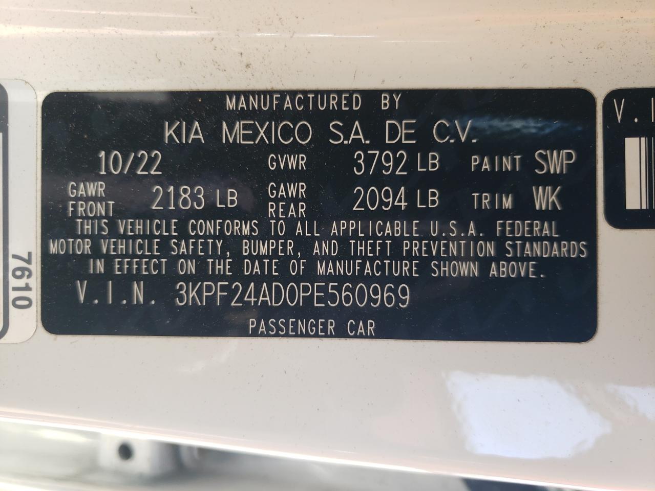 2023 KIA FORTE - Image 13