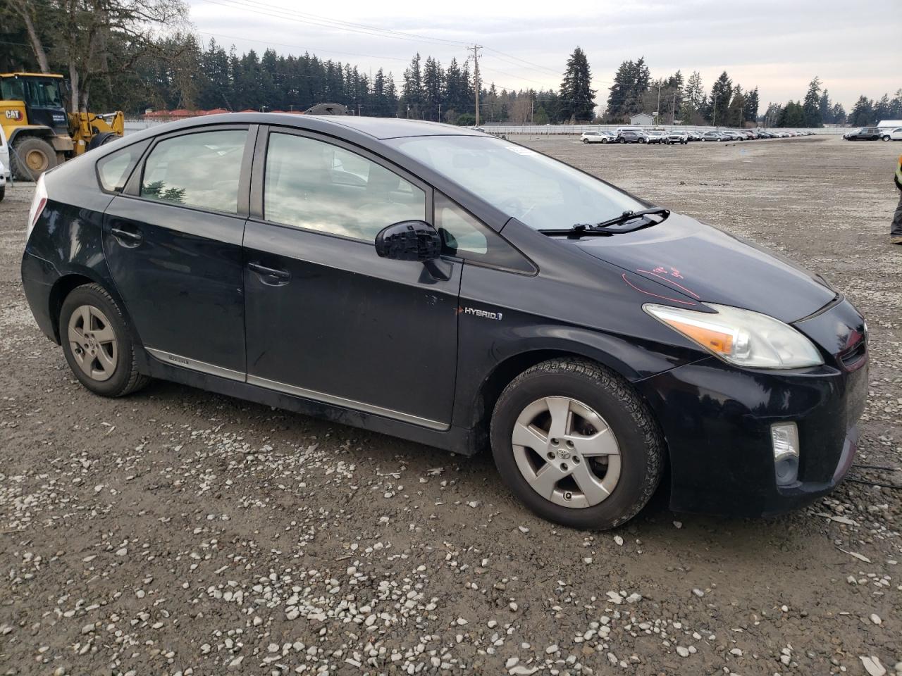 2011 TOYOTA PRIUS BLACK - Image 4
