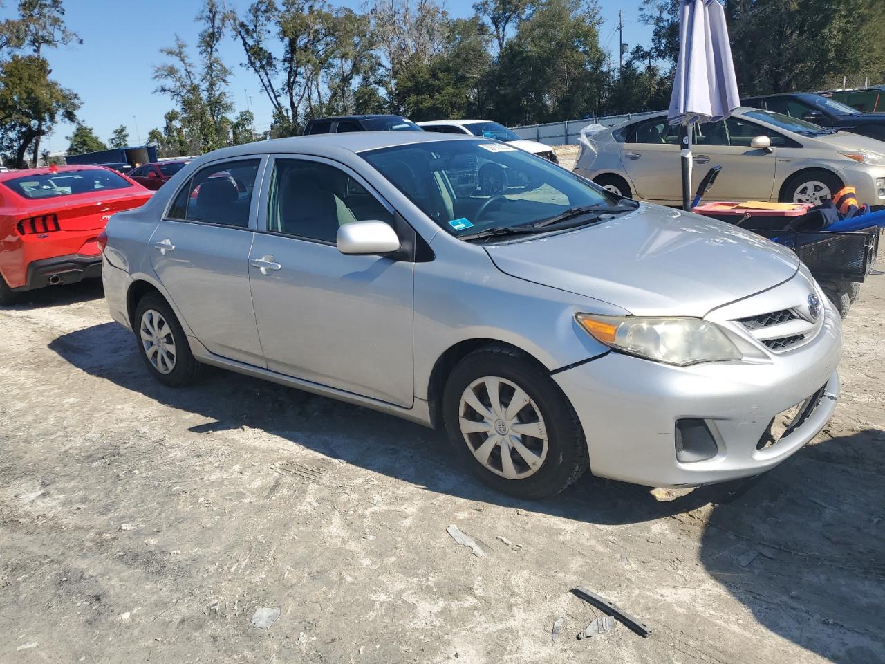 2012 TOYOTA COROLLA SILVER - Image 4