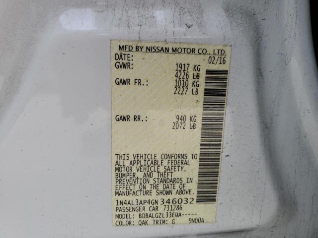2016 Nissan ALTIMA - Image 13
