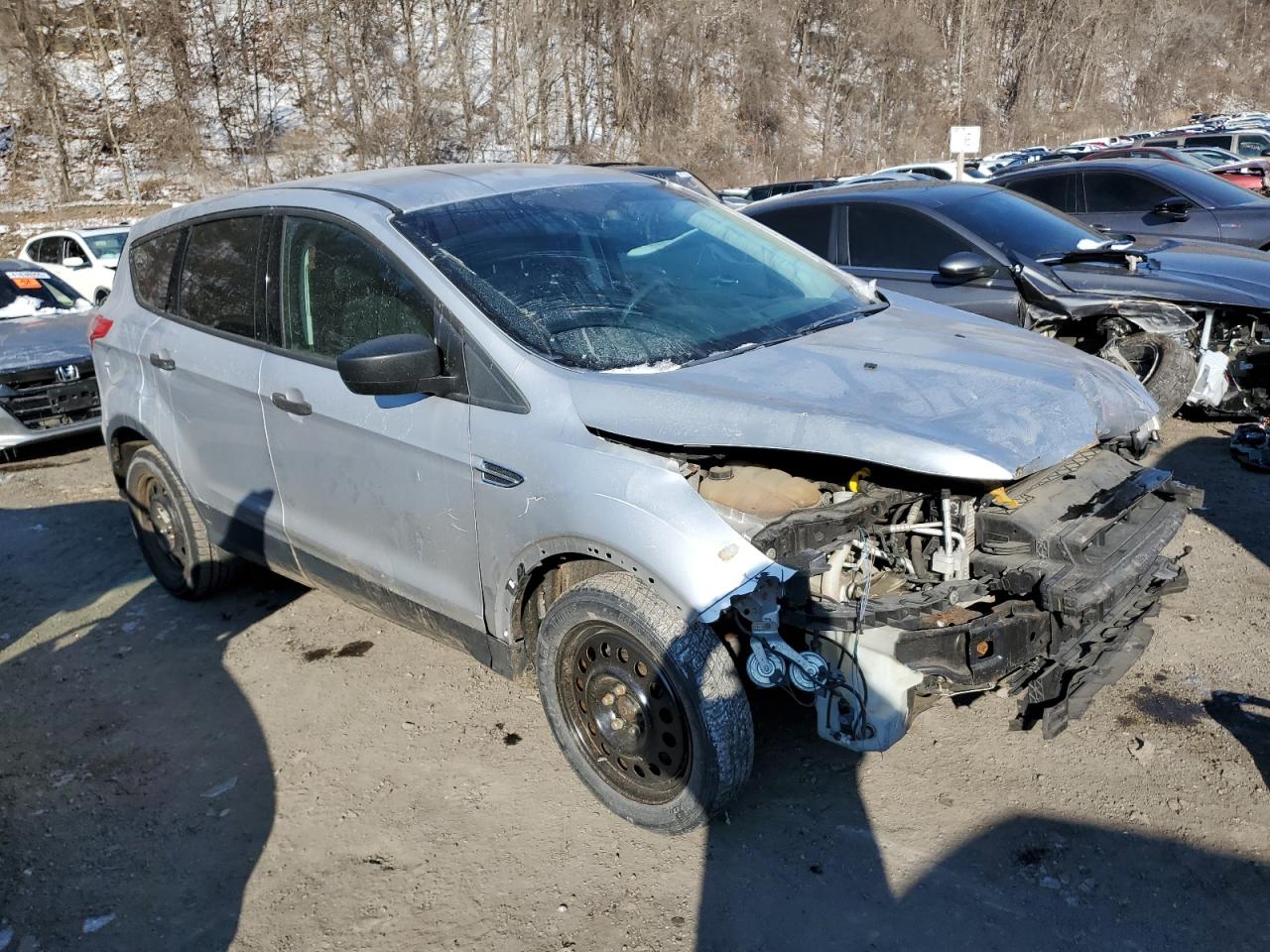 2016 FORD ESCAPE SILVER - Image 4
