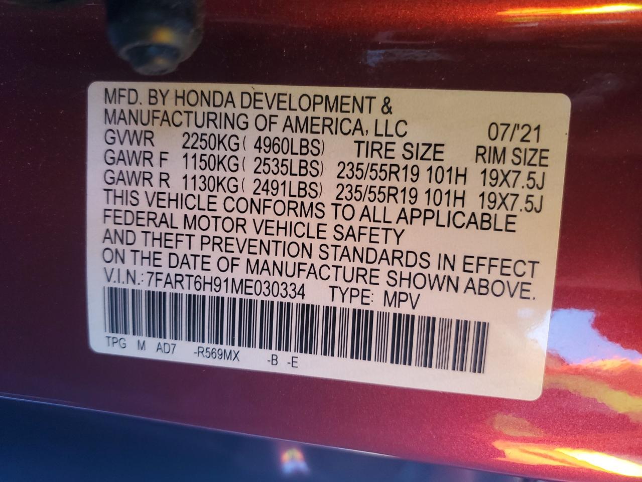 2021 Honda CR-V - Image 13
