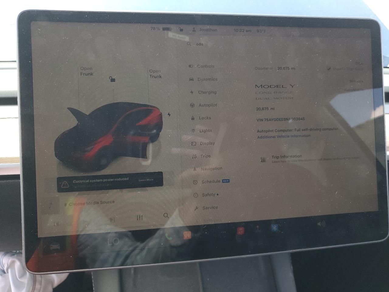 2022 TESLA MODEL Y BLUE - Image 9