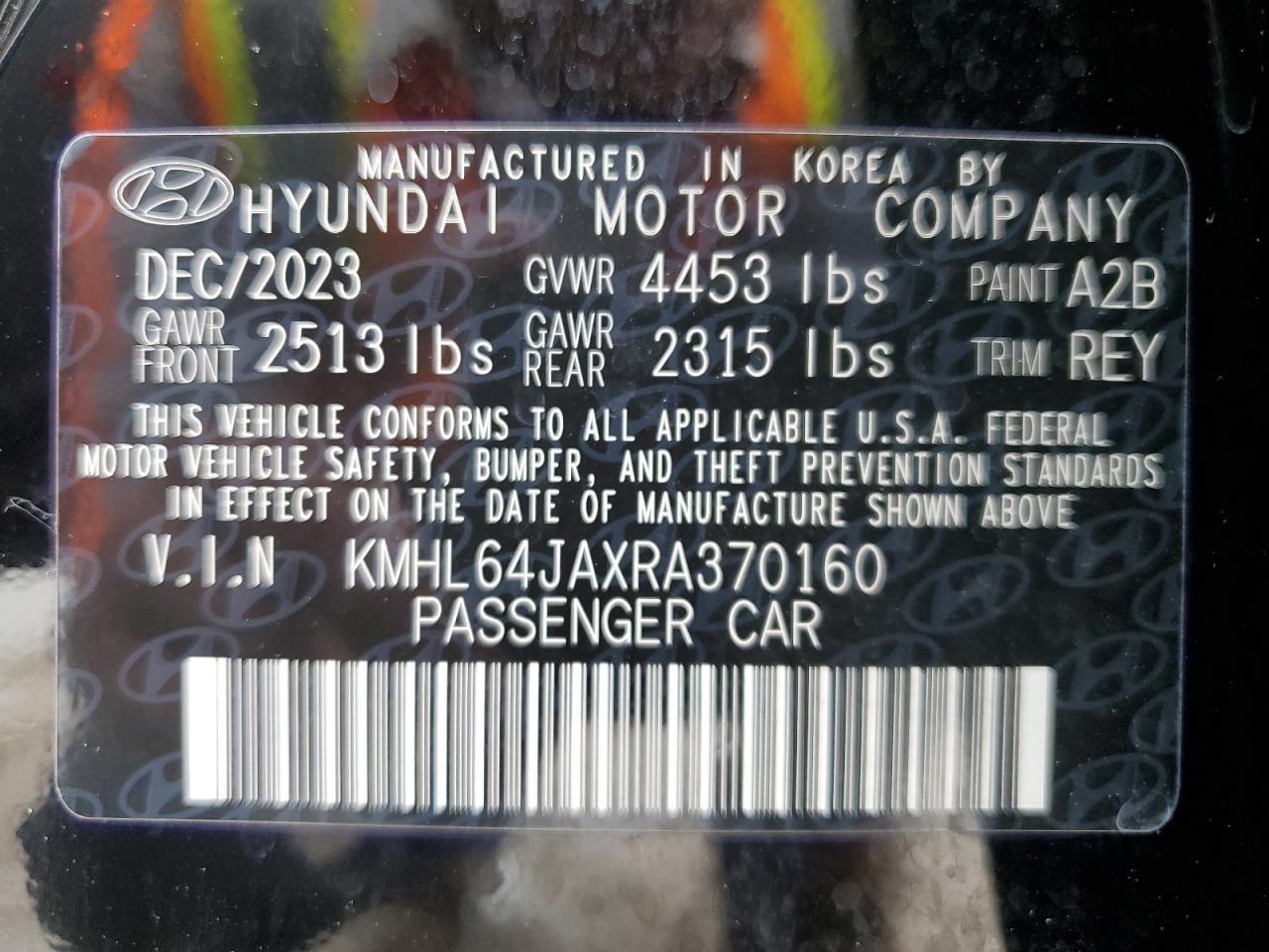 2024 HYUNDAI SONATA SEL BLACK - Image 14