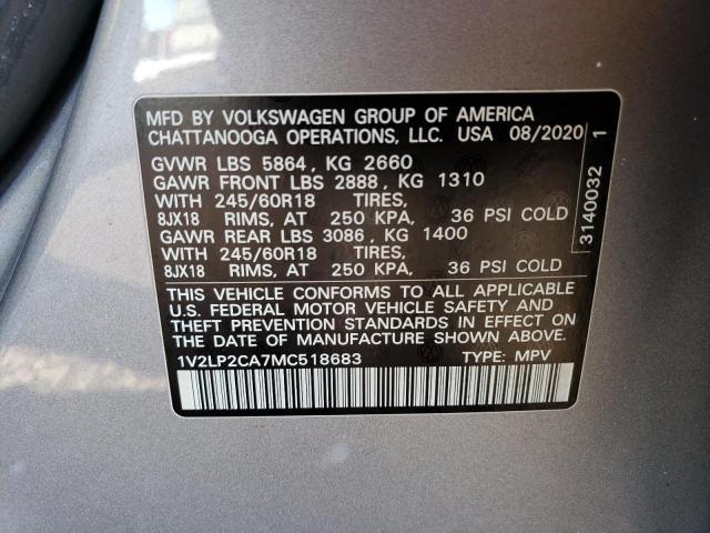 2021 Volkswagen ATLAS - Image 13