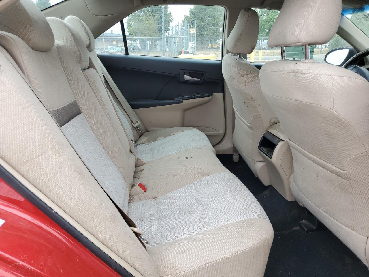 2012 TOYOTA CAMRY RED - Image 10