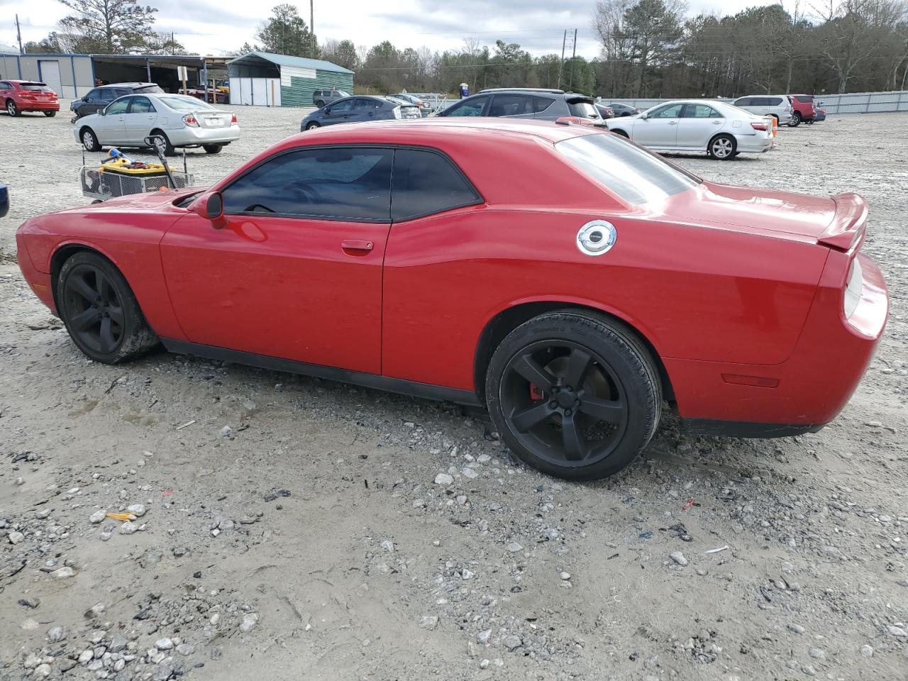 2013 DODGE CHALLENGER RED - Image 2