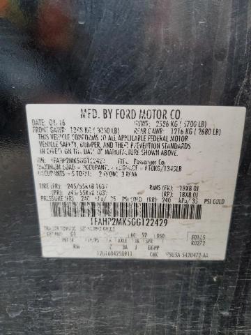 2016 Ford TAURUS - Image 12