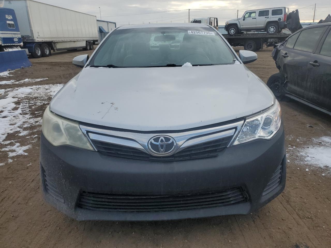 2012 TOYOTA CAMRY SILVER - Image 5