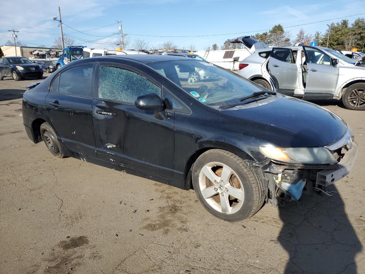 2007 HONDA CIVIC BLACK - Image 4